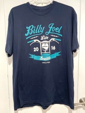 Billy Joel Official Concert Tee | Live at Safeco Field (WA) 2016 | XXL | EUC